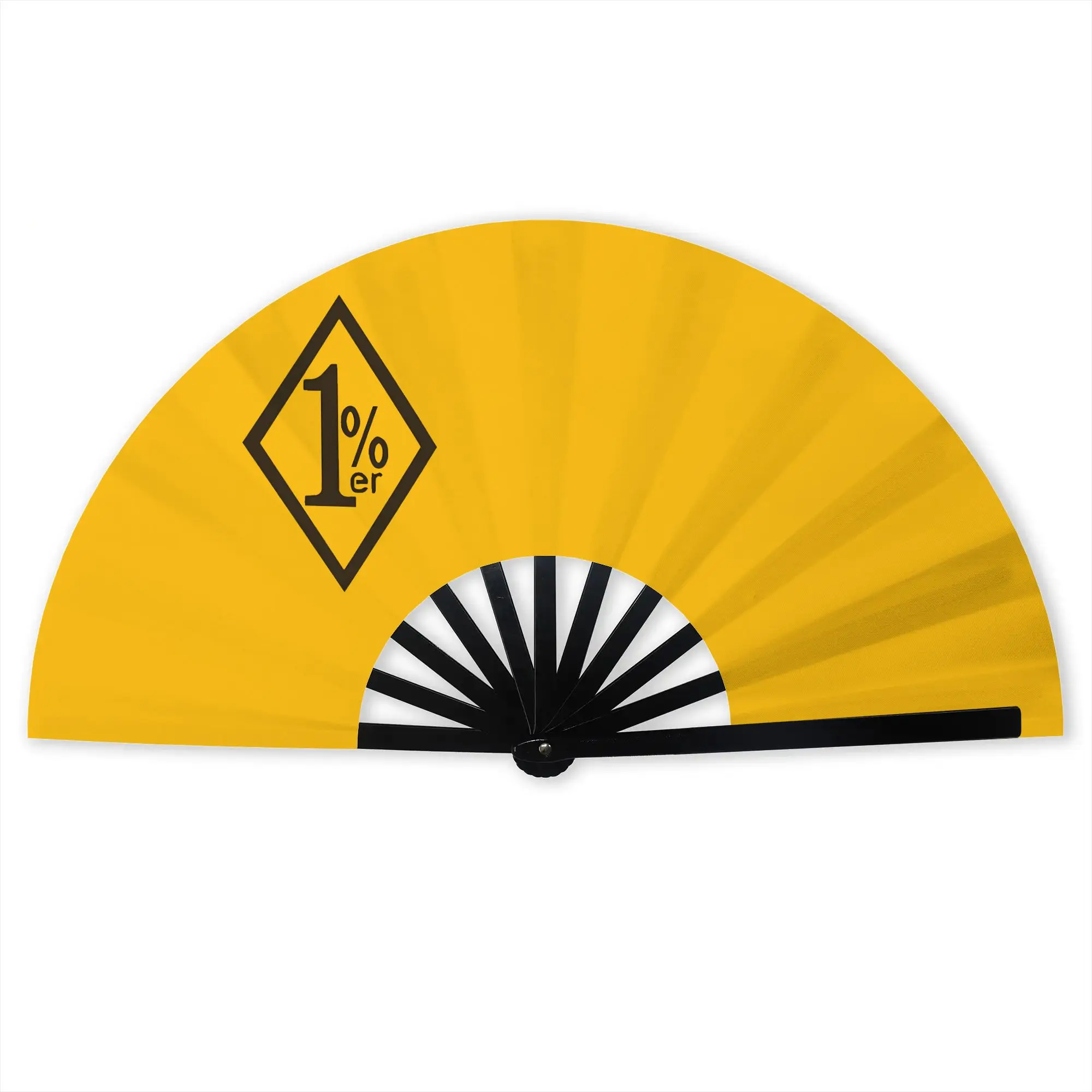 One 1% Percenter  Hand Fan Promotional Gift Party  Durable Folding Fans Creative Bulk Pack Fan