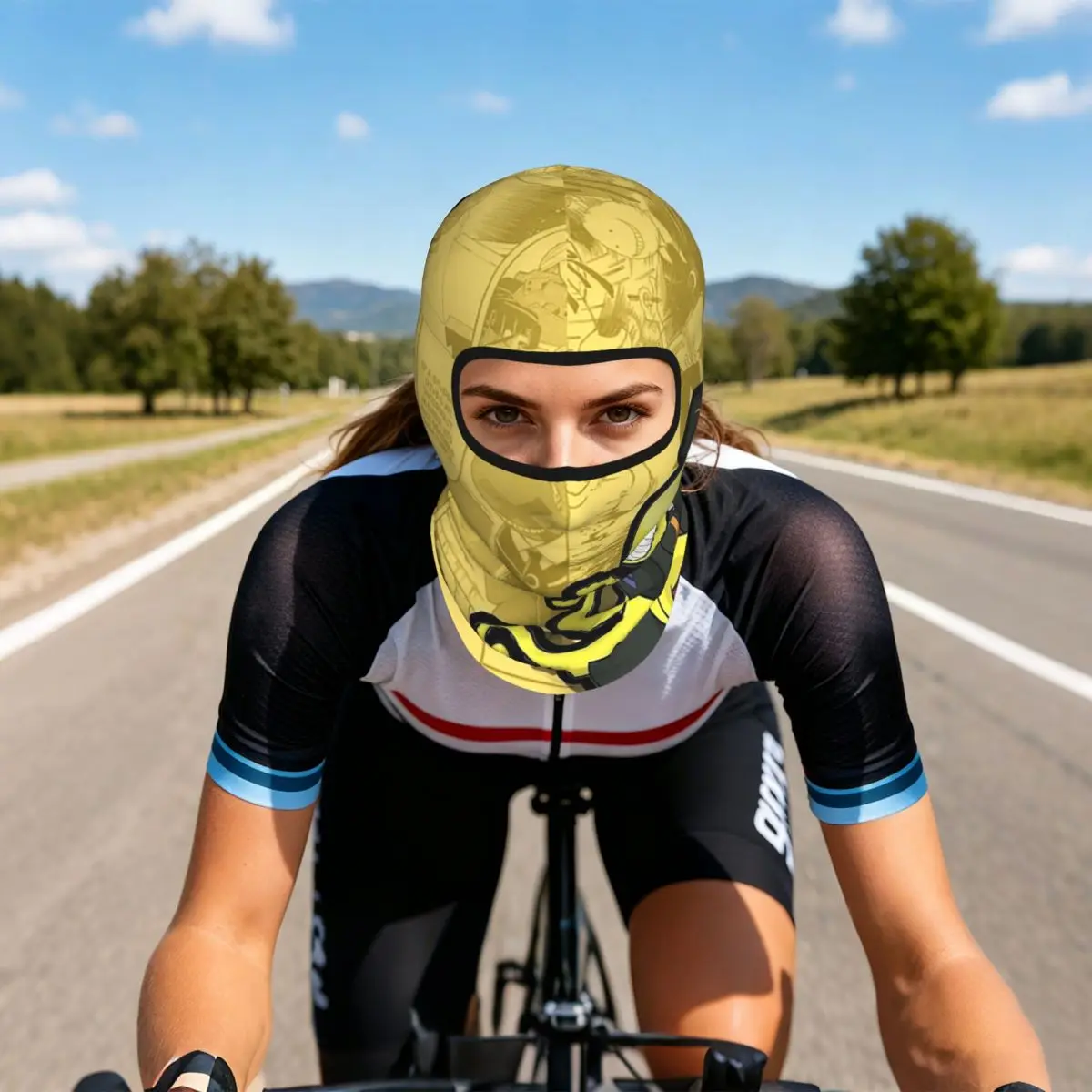 Assassination Classroom Octopus Koro Sensei Balaclava Full Face Mask Sun Protection Neck Gaiter For Motorcycle Cycling Outdoor
