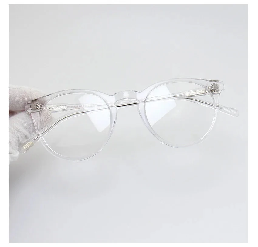 America Brand Design Ovale Brillengestelle für Herren, Vintage-Acetat, ultraleichte Korrektionsbrillen OV5183, optische Brillen für Damen – Detail 31