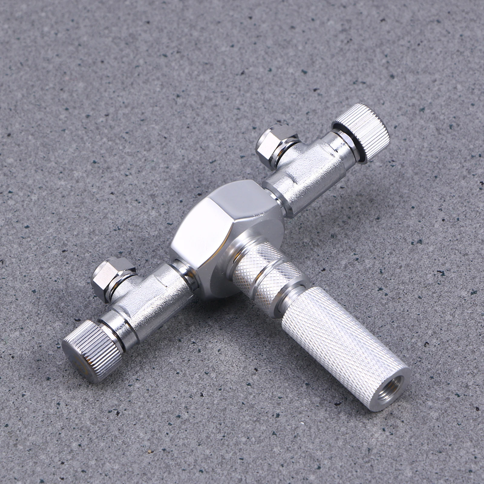 

2 in Co2 Valve Connectors Aquarium Tubing Line Regulator Manifold Co2 For Aquarium Suitable Most Tubes Metal Structure