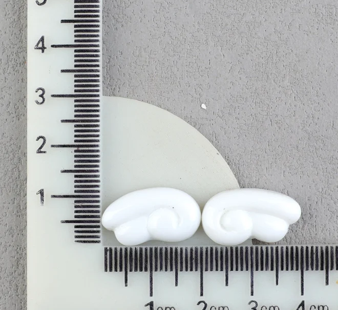 Kawaii أجنحة الملاك كابوشون ، سكرابوكينغ ، ديكور الهاتف الخليوي ، صنع القرط ، ديكودن ، 20 قطعة مجموعة