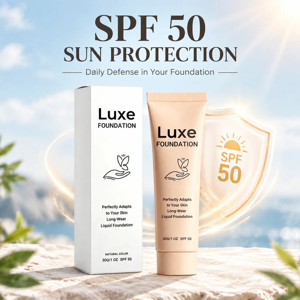 SPF SPF 50+ Color‑Changing Foundation Temperature Long Lasting Moisturizing Base Makeup Natural & Deep Skin Color For Daily Face - Aliexpress Deal