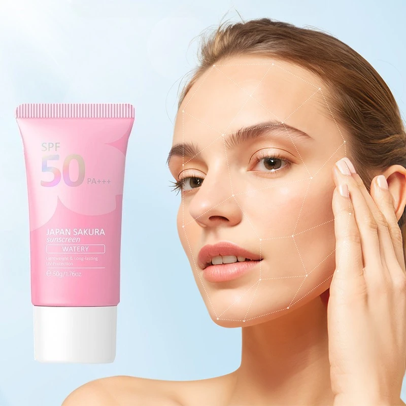 

SPF50 LAIKOU Sakura sunscreen moisturizing barrier cream moisturizing long-lasting sunscreen skin care products