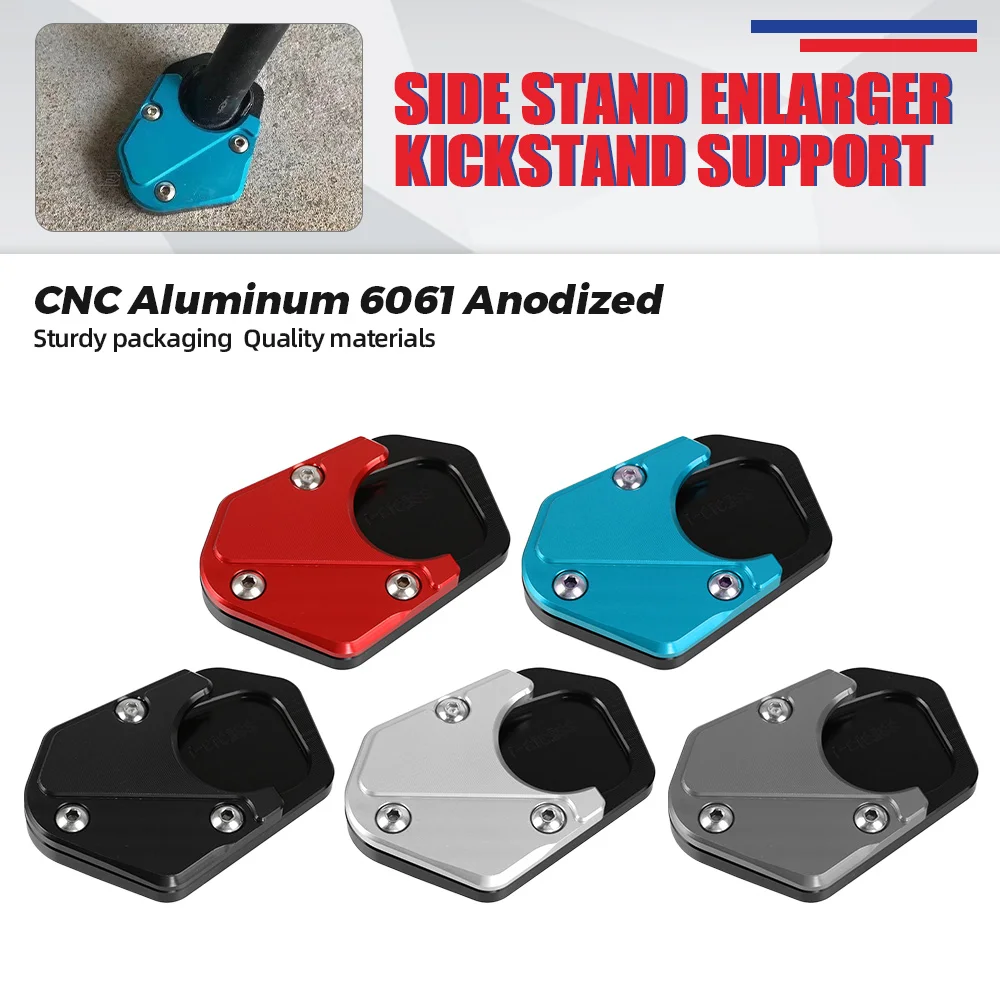 

2022 2023 2024 Motorcycle Side Stand Enlarger Sled Sidestand Kickstand Foot Pads Support FOR CFMOTO 450SR CF MOTO 450 SR 450SS