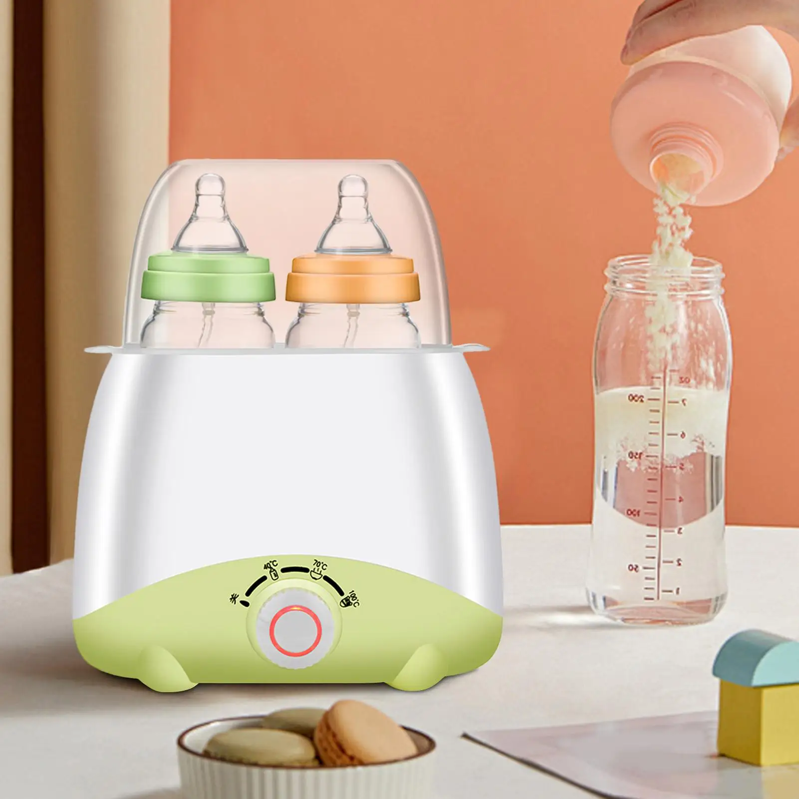 

Multifunction Baby Bottle Warmer Sterilizer Fast heating Milk Warmer with Accurate Temperature Control Breast Milk or Formula