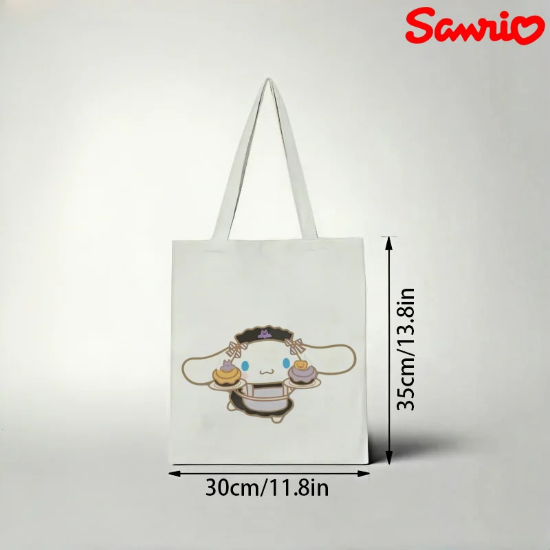

1pc Kawaii Maid‑Cafe‑Cinnamoroll‑themed Tote Bag, Sweet Gothic‑Style Cartoon Shoulder Bag for Girls