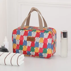 Large capacity portable toiletry bag makeup bag cosmetics handheld organizer bag travel fitness swimming handba