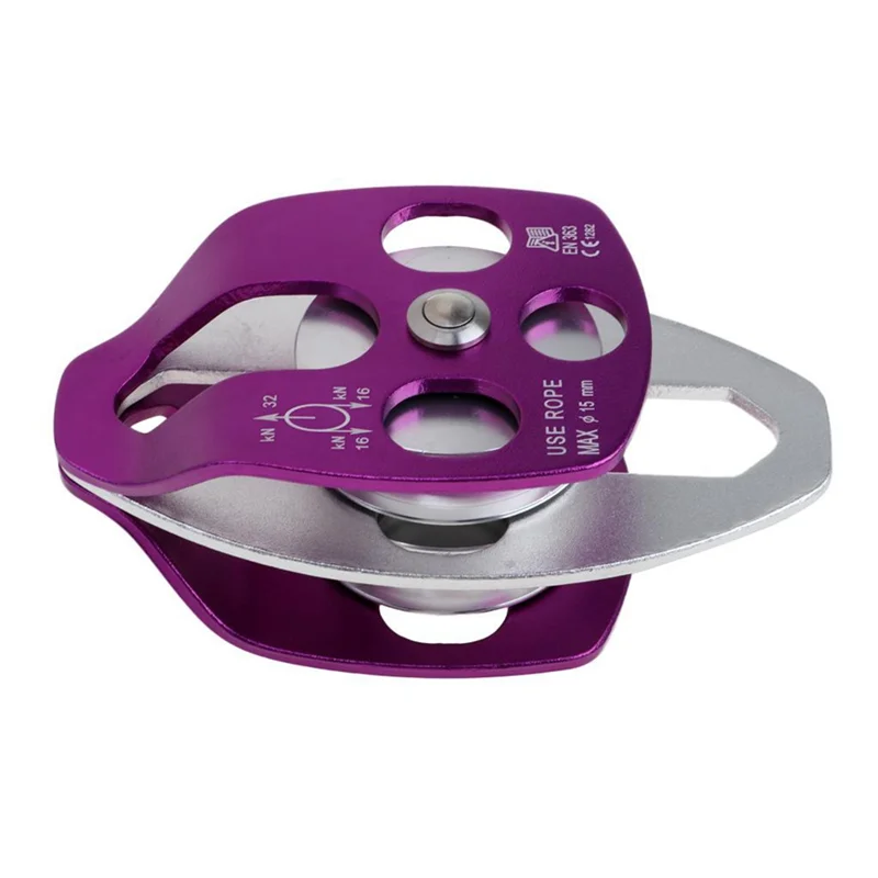 Most-Double Pulley For Hauling System Climbing Rescue Dragging Climbing Double Pulley Lifter Outdoor Climbing Accessories