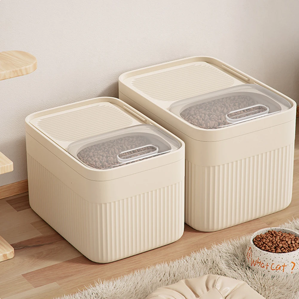 Food Storage Box Large - Wadah Penyimpanan Makanan Anjing 5/10/15L Kapasitas
