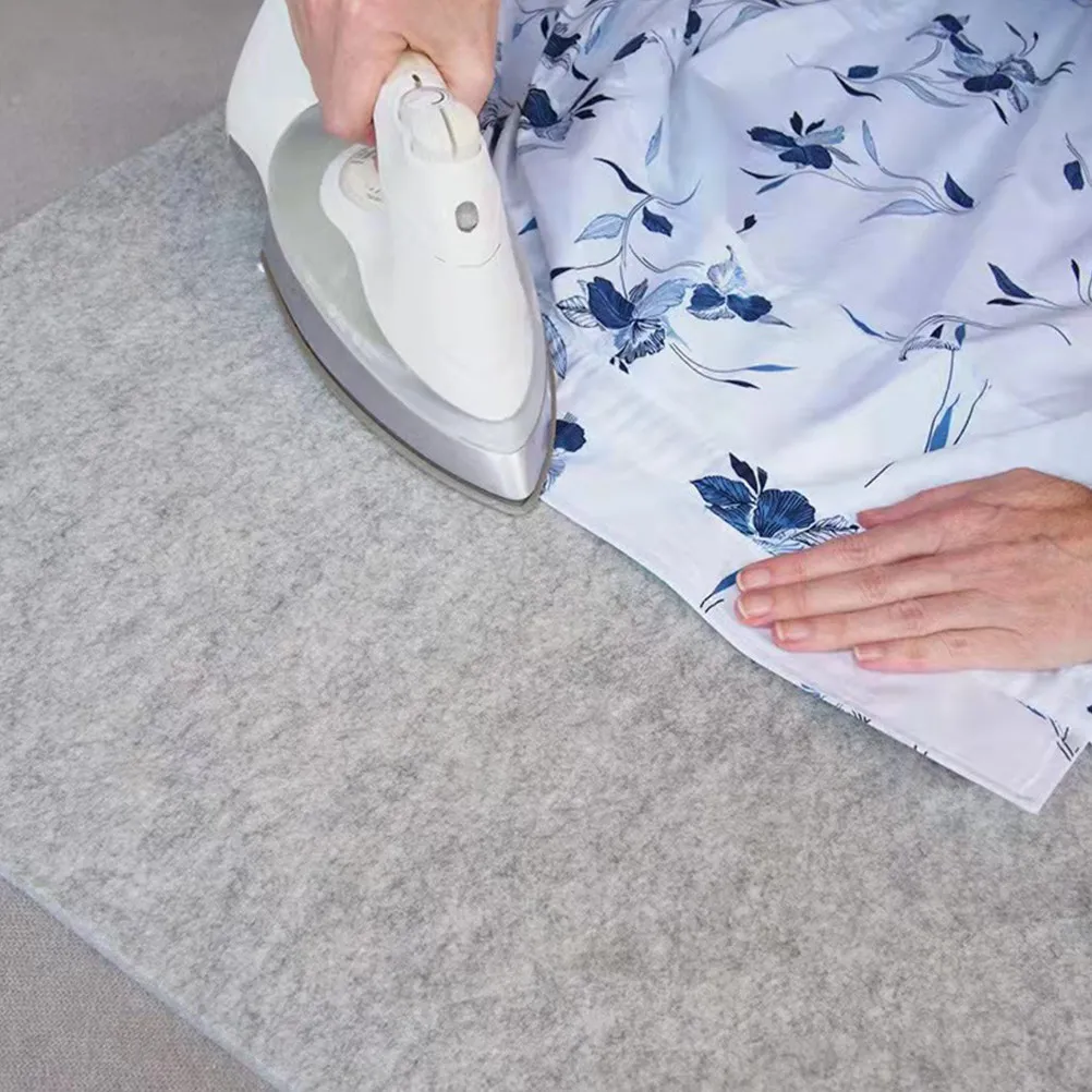 

Portable Wool Ironing Mat Quilting Pressing Pad Heat Resistant Non Fade Ironing Board Cover for Home Sewing Projects