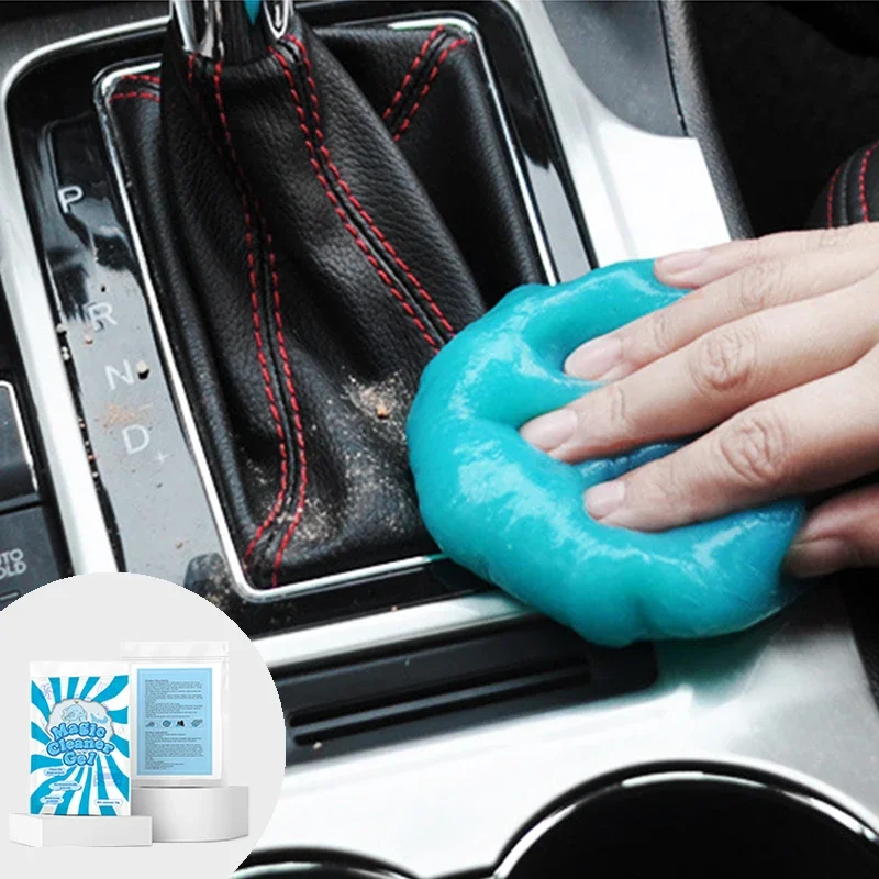 Car Interior Cleaning Gel Slime Dirt Cleaner Dust Remover Machine Car Air Ven Cleaning Supplies Auto Washing Accessories