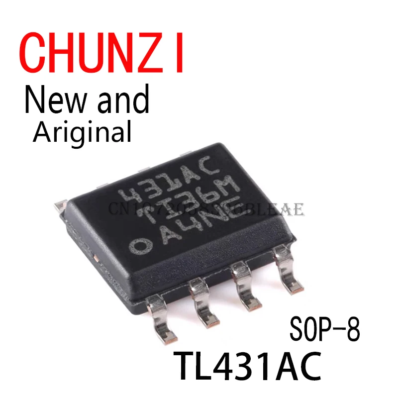 20Pcs New and Original TL431ACDR TL431ACD TL431 431AC SOP-8 TL431AC