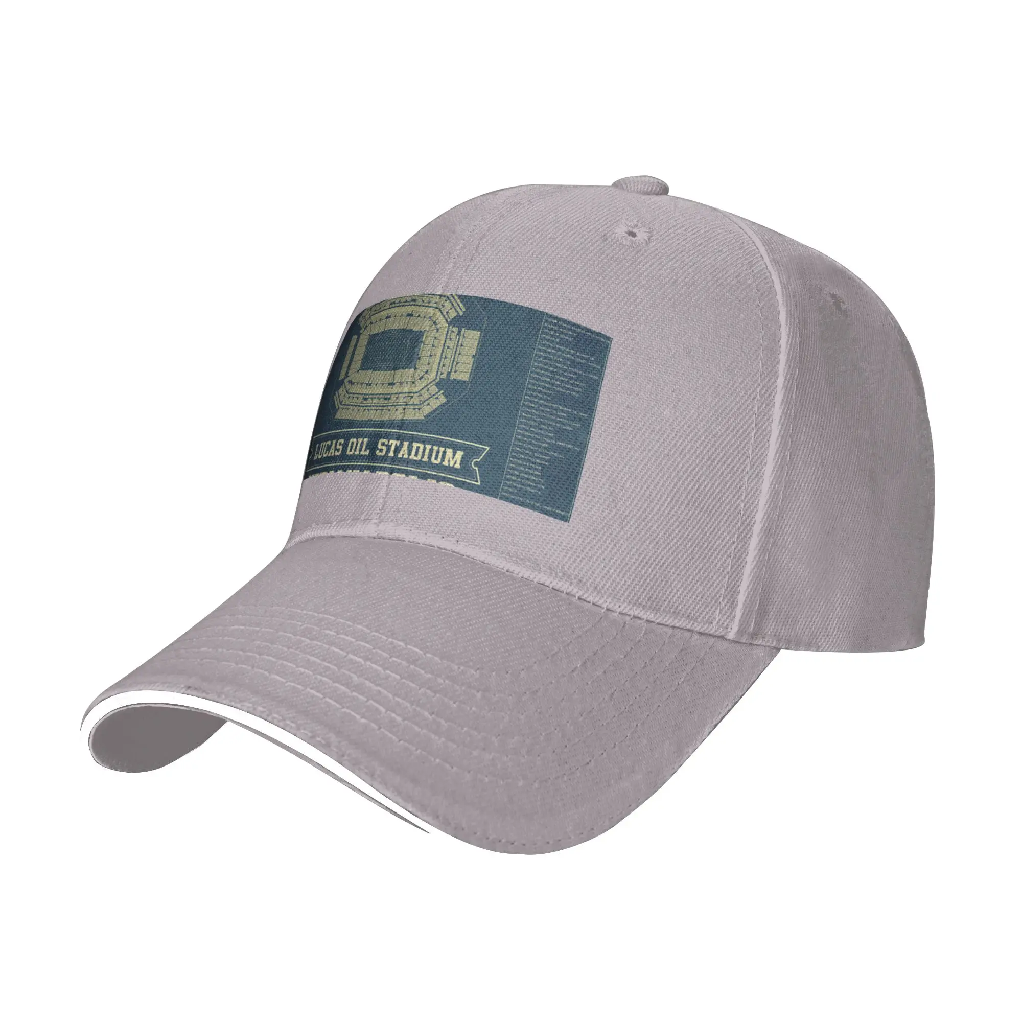 Gorra de Béisbol con Visera Curva de los Indianapolis Colts Lucas Oil Stadium, Gorra Polo para Parejas