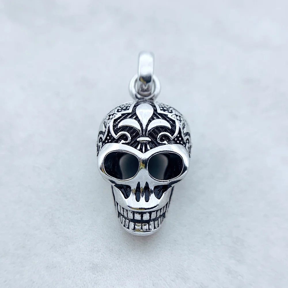 Pendant Skull Skeleton Winter Fashion Jewelry Europe 925 Sterling Silver Accessories Rebel Gift For Women Men