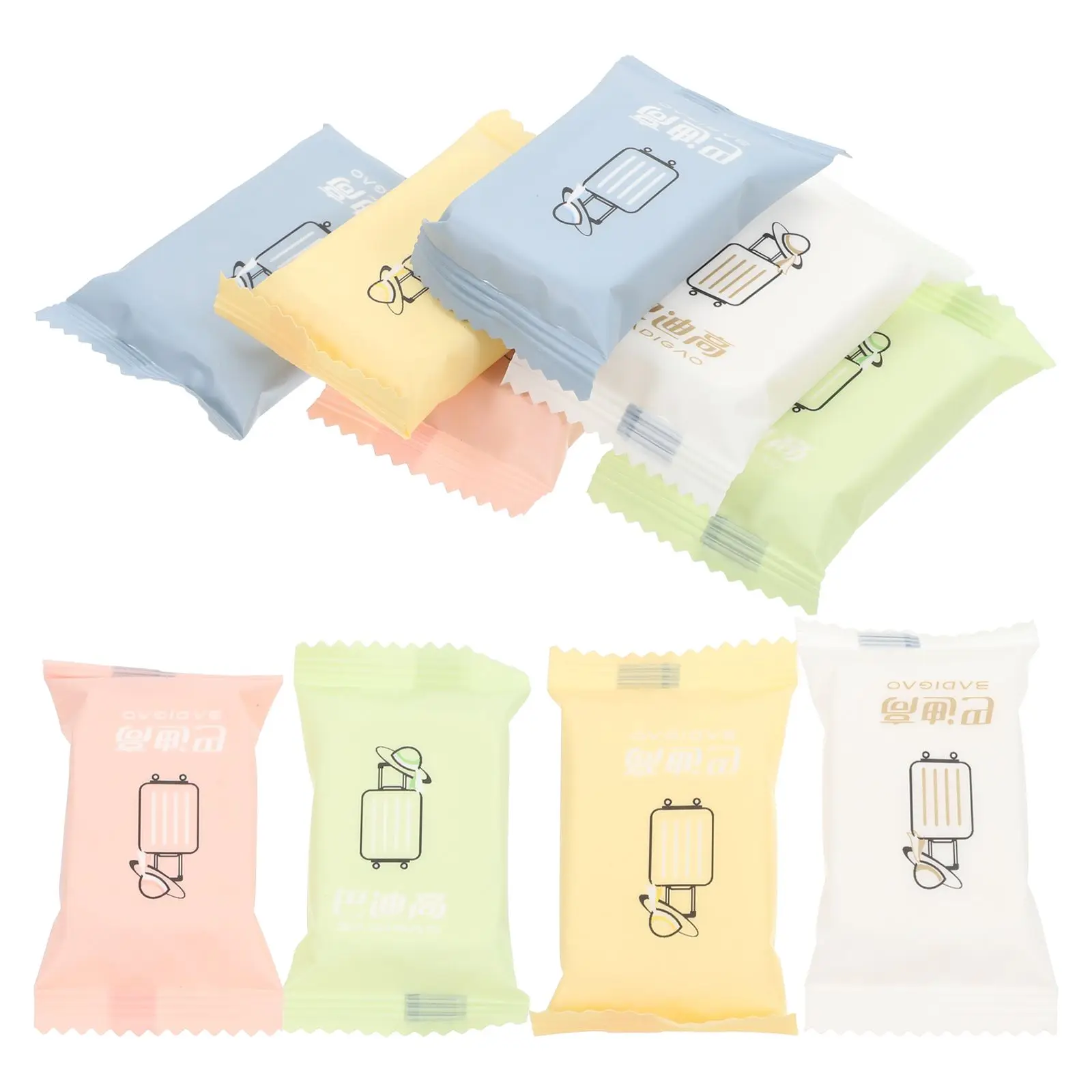 

10 Pcs Compressed Towel Portable Face Cleaning Washcloths Mini Travel Accessories Disposable Wipes Cotton Towels For Sensitive