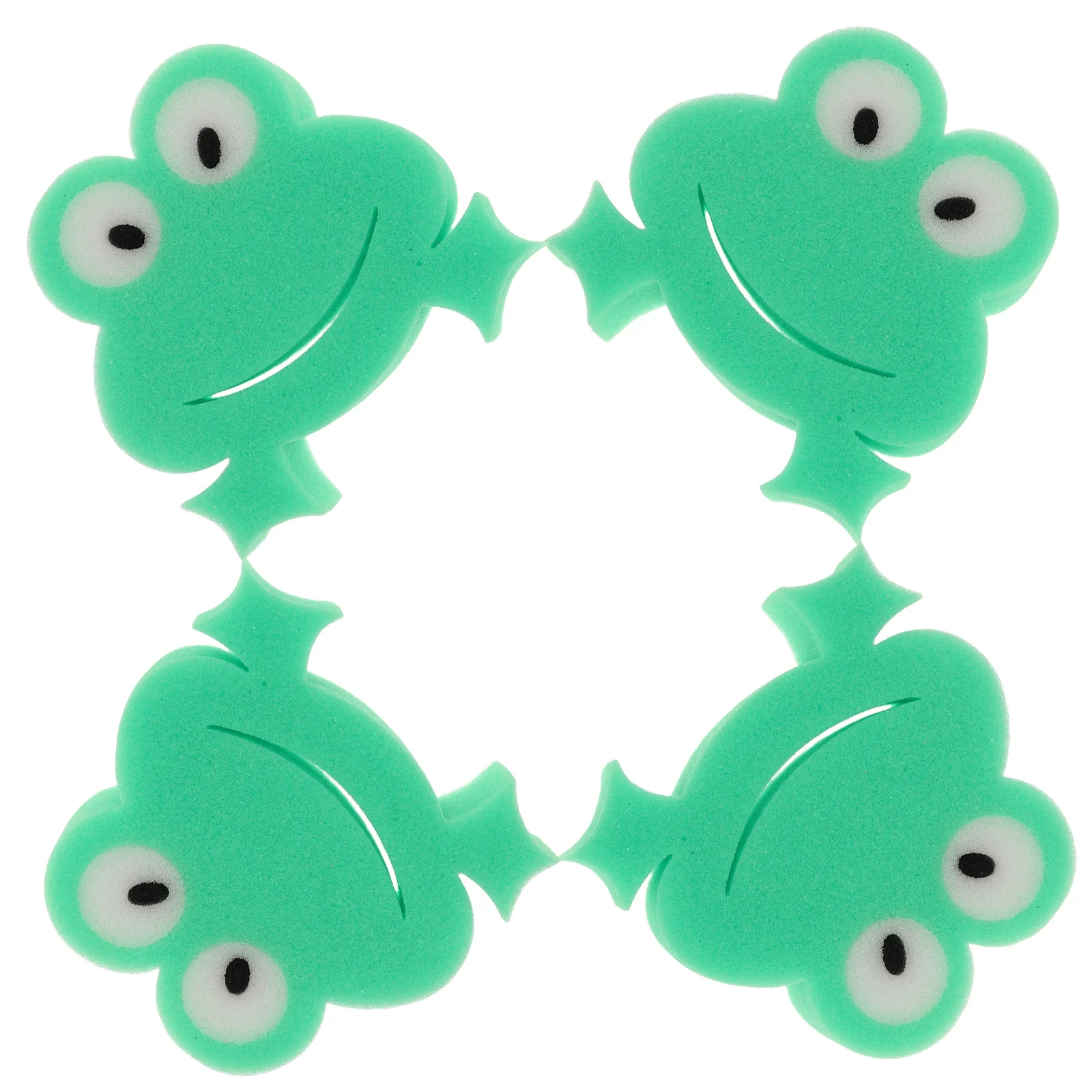 

4Pcs Creative Frog Bath Sponge Baby Soft Gentle Exfoliating Shower Scrubber Body Wash Sponge for Toddler Infant Bath Time Fun