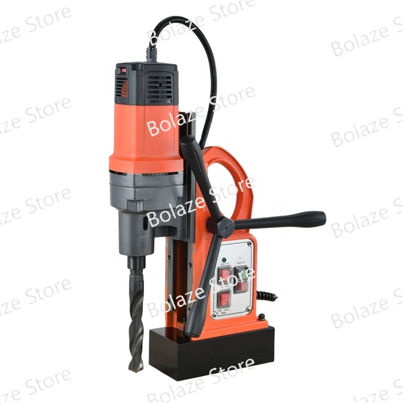 For Fried Dough Twists Drill and Ring Cutter, with MT3 Morse Taper, MW-32B 32mm Portable Electric Magnetic Drill