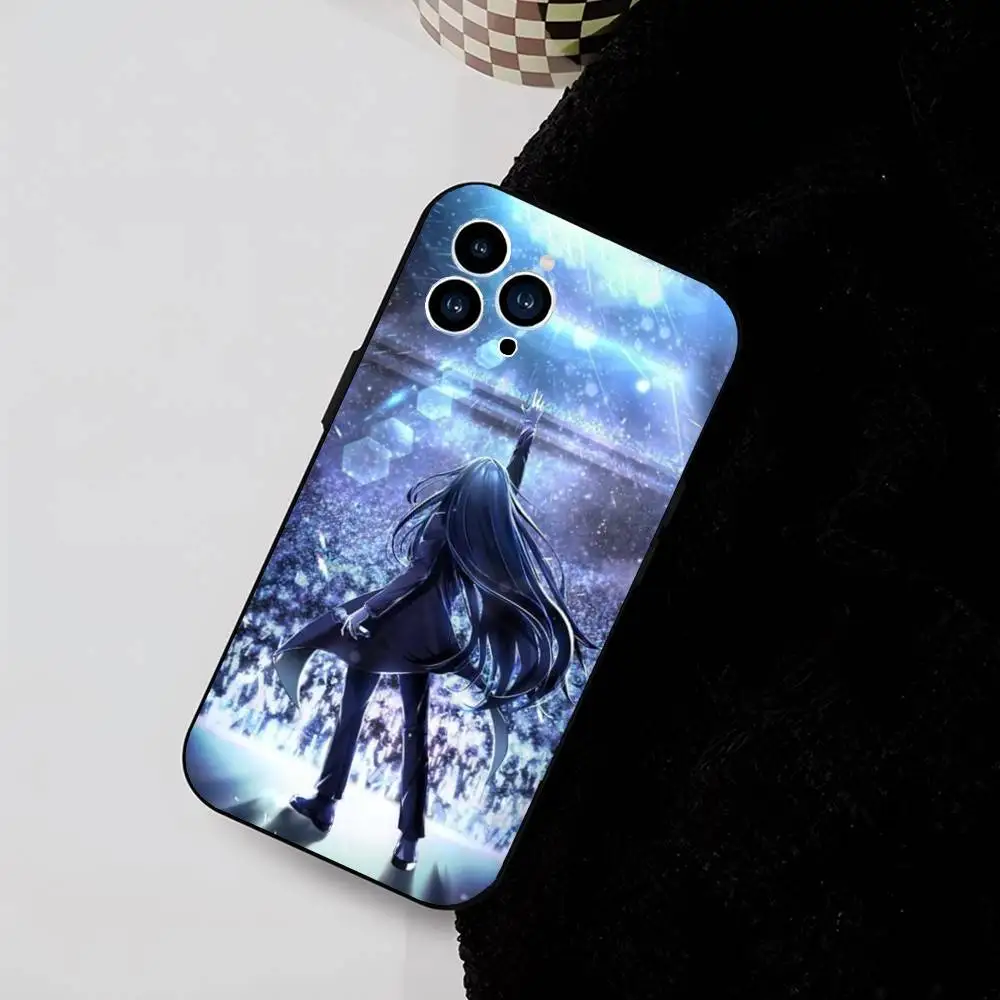 1 قطعة Ado Kyogen X Uta جراب هاتف سيليكون لينة آيفون 17 الهواء 16 15 14 13 12 11 زائد برو ماكس زائد