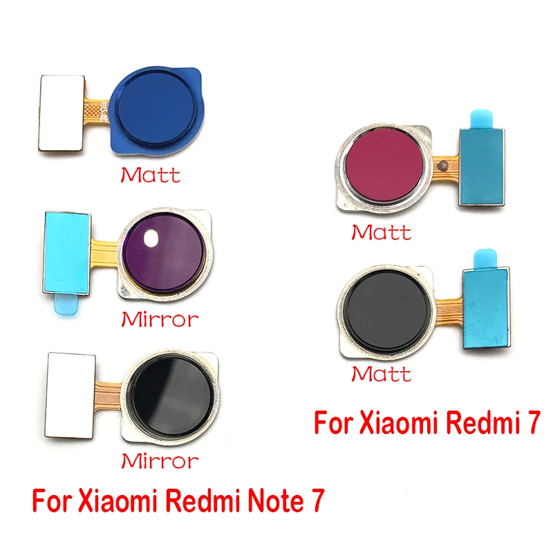 

10PCS Lots For Xiaomi Redmi Note 7 / Redmi 7 Home Button FingerPrint Touch ID Sensor Flex Cable Ribbon Replacement Parts