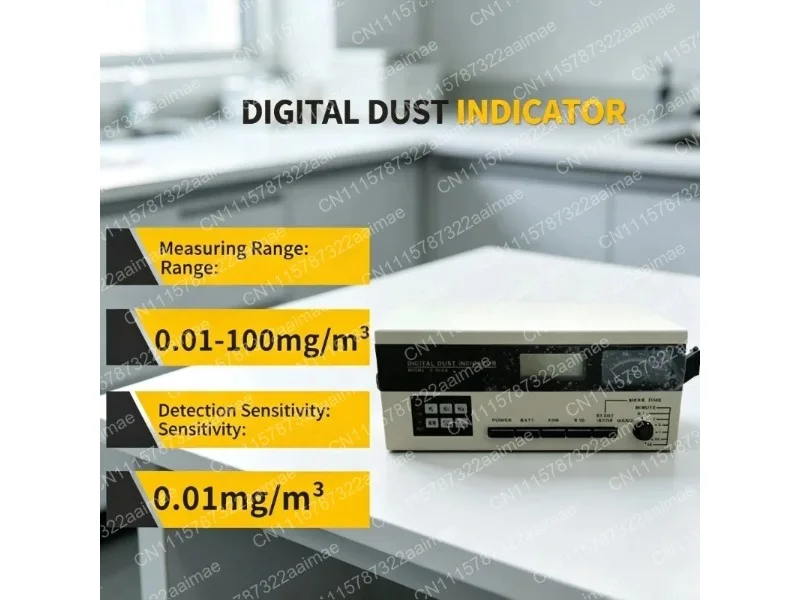 Portable Digital Dust Meter 0.01-100mg/m3 Handheld High Precision Air Quality Tester Microcomputer Dust Detector