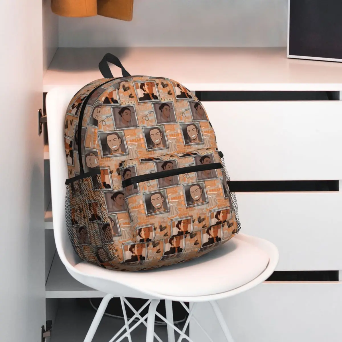 Haikyuu Manga Asahi Azumane حقيبة ظهر مدرسية للمشي لمسافات طويلة والسفر Daypack للرجال والنساء حقيبة كتب عصرية حقائب كتف