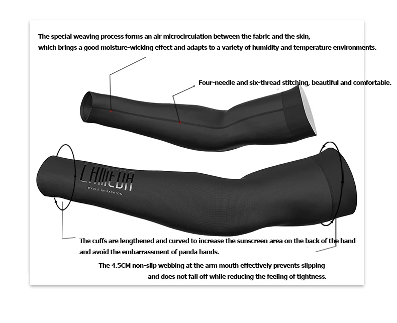 LAMEDA велосипедные рукава для мужчин, защита от ультрафиолета, рукав для езды на велосипеде, горный мужской солнцезащитный чехол на руку, ледяной шелк, аксессуары для велосипеда