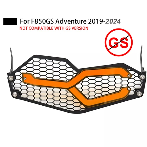 Подходит для BMW F850GS Adventure F 850 GS F750GS 2018-2024 защита для передних фар мотоцикла, передние фары, решетка радиатора, защитная крышка
