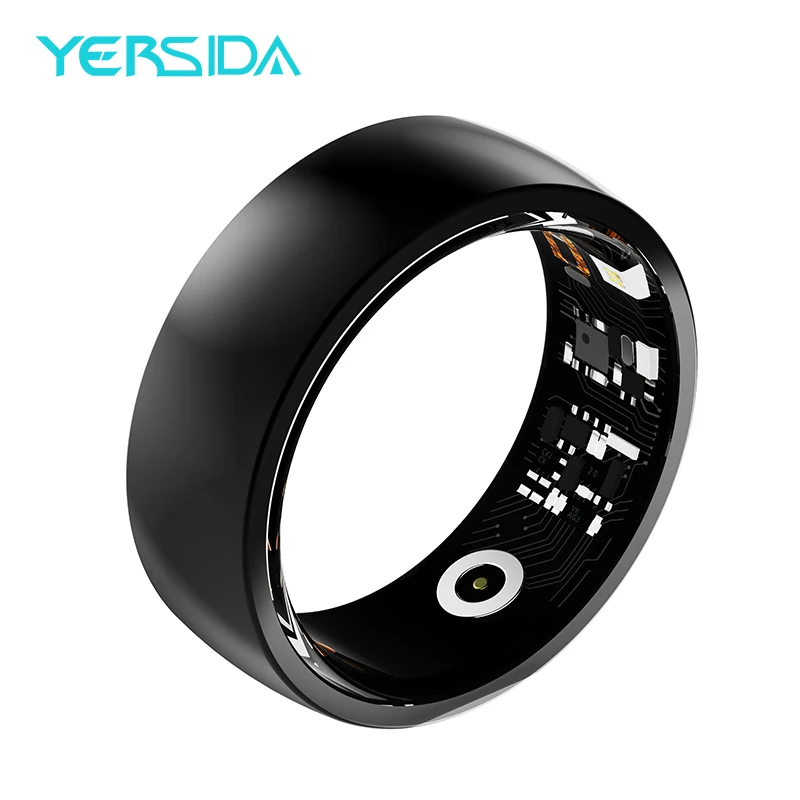 YERSIDA-anillo deportivo inteligente R09M para adultos, dispositivo con Control remoto, impermeable, IP68, monitor de ritmo cardíaco, oxígeno en