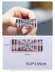PLAID Logo Model3 New Car Sticker Auto Emblem Badge Decals For Tesla Model 3 Y S X Accessories 2022 Interior Parts ModelY ModelS