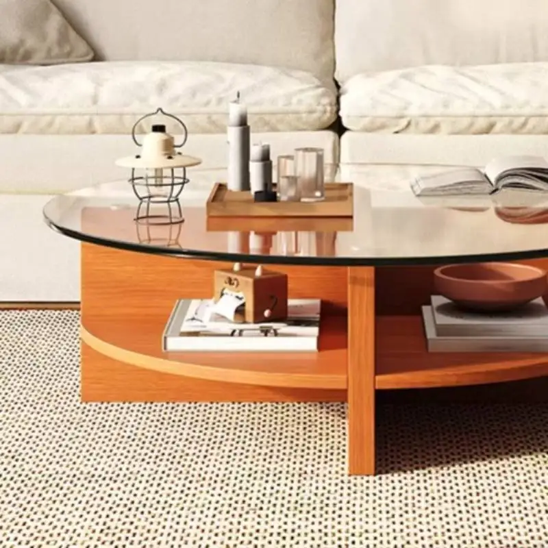 ！@Wood Luxury Coffee Tables Modern Luxury Nordic Designer Apartments Coffee Tables Living Room Tisch Wohnzimmer Furniture For Ho