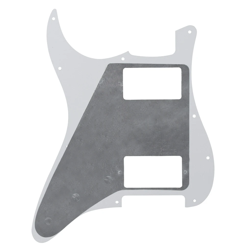 FLEOR Set mit 11-Loch-HH-Schlagbrett für E-Gitarre, Schlagbrett, Rückplatte und Schrauben für Gitarrenteile im ST-Stil der USA – Detail 12