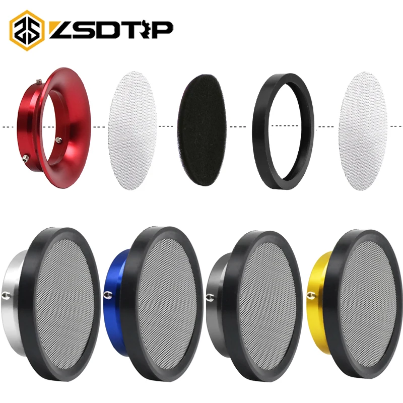 ZSDTRP Motorcycles Carburetor Air Filter Wind Horn Cup Velocity Stacks with Net For Dellorto PHBH PHBL GY6 VM22 Carburetor