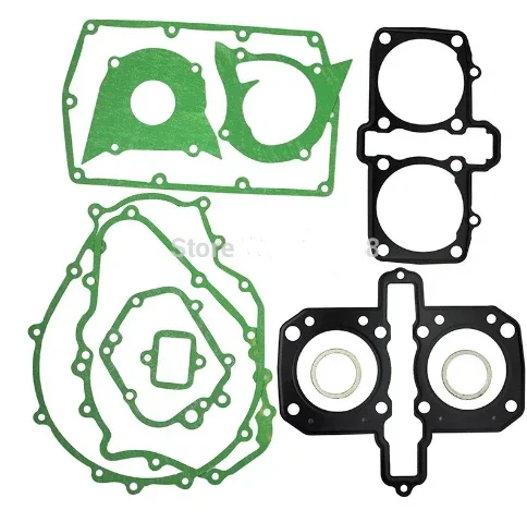 カワサキ500,91-93,kle400,er500,en400,en450,ex500,ex400用のオートバイクランクケース,シリンダーガスケット