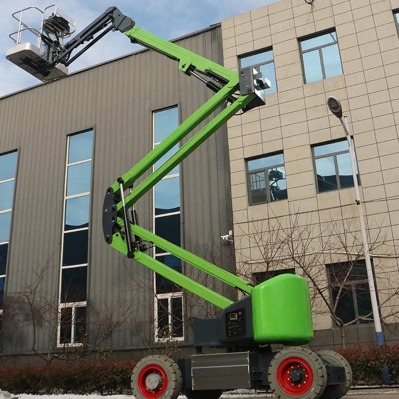 16M 18M Telescopic Towable Self Propelled Articulated Cherry Picker Spider Boom Lift Aerial Work Platform