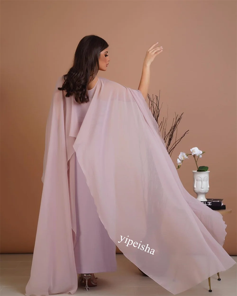 Customized    Saudi Arabia Jersey Ruffles Graduation Straight Strapless Bespoke Occasion Gown Midi es  