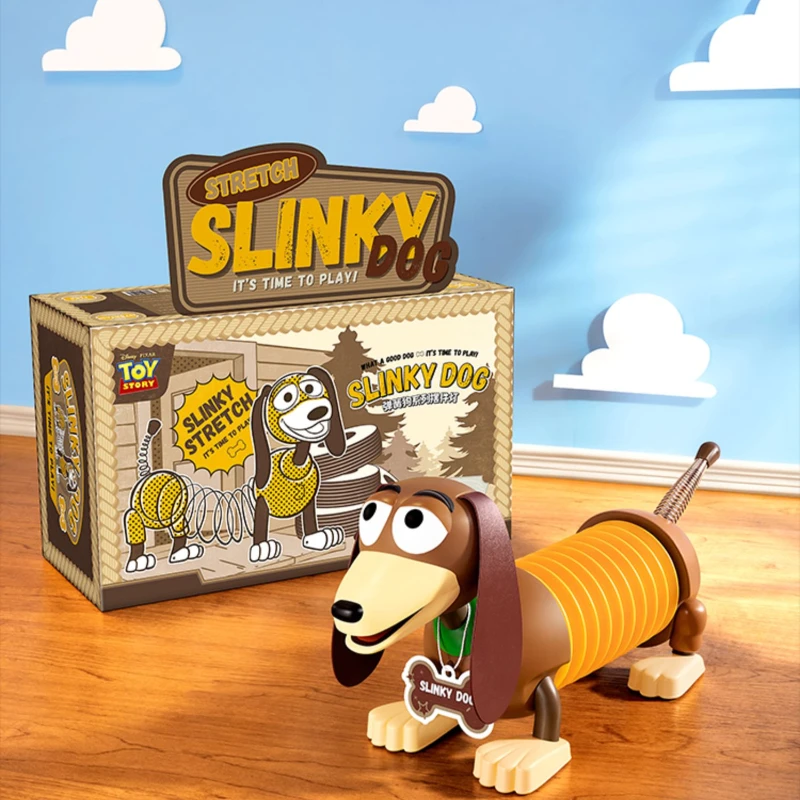 Disney Toy Story Slinky Dog Action Cartoon Anime Figure Toys Lovely Desktop Ornament Night Light Brithday Christmas Gifts Kids