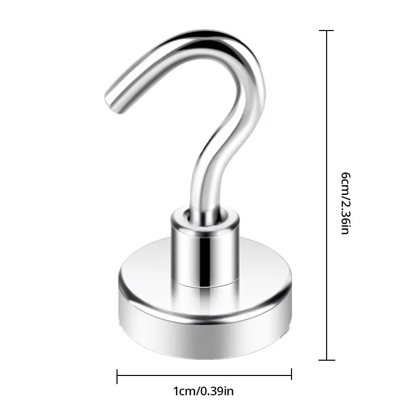 10Pcs Powerful Hook Wall-mounted Practical Load Bearing Hook Key Coat Cup Hanging Home Kitchen Storage Organization image 6
