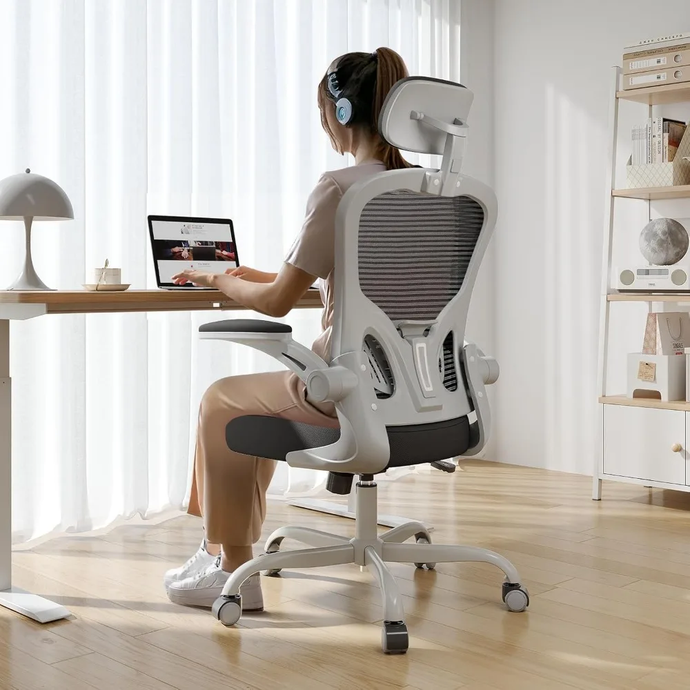 Office Chair Ergonomic Desk Chair, 330LBS Capacity, High Back Computer Chair for Long Hours Comfortable, Rolling Swivel Chair fo