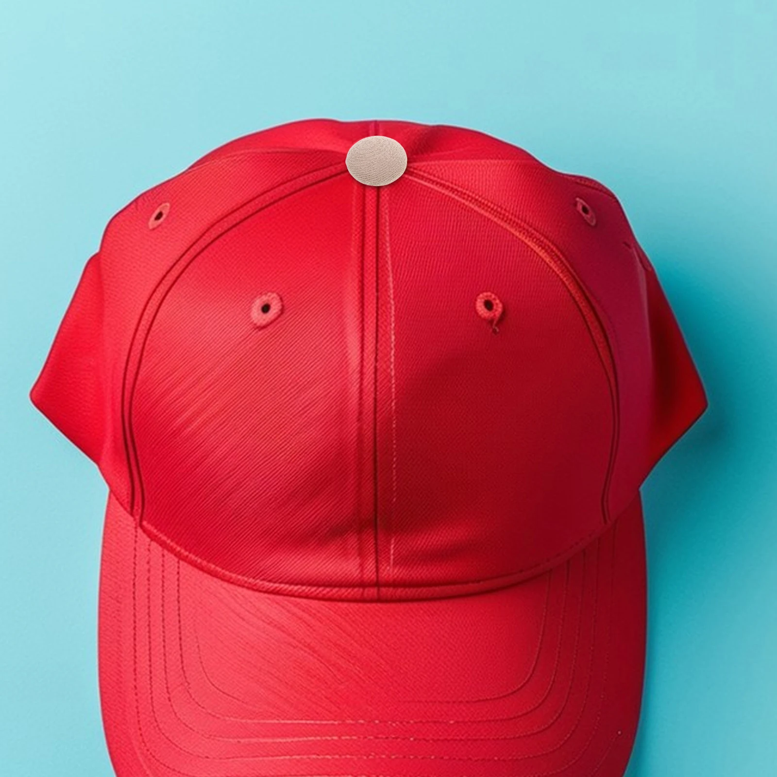 

32Pcs Hat Snap Button Kit Baseball Cap Top Replacement 17mm Cloth Covered Round Metal Fasteners Repair Hat Button Covers DIY