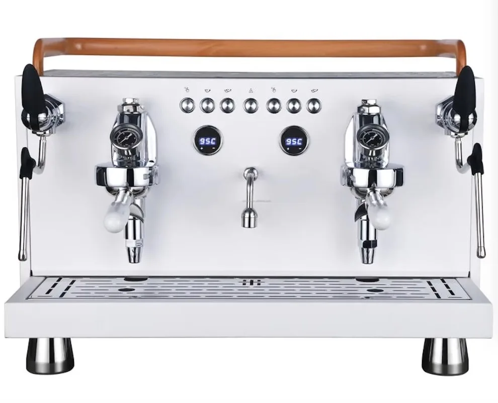 Custom New Style Two Group Industrial Commercial Coffee Maker for Coffee Shop Use