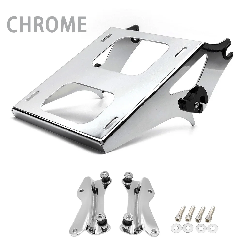 Detachable 2 Up Pak Pack Luggage Rack Tour Pak Rack&Docking Hardware Kits for Harley Touring RK RG Street Glide FLHXSE 2014-2023
