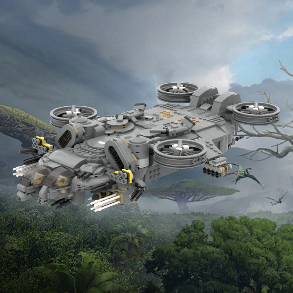 ゴブリックス MOC ドラゴンズ アサルトシップ 組み立てブロック モデル ヘリコプター サムソン SA-2 ブロック DIY RDA マタドール おもちゃ 子供向けギフト