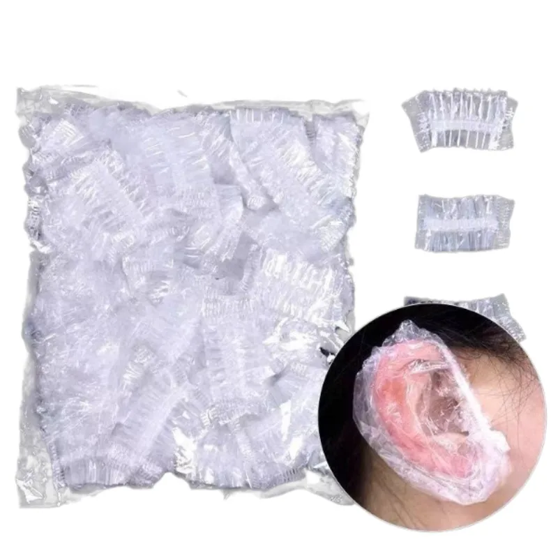 100Pcs Disposable Waterproof Ear Covers for Hair Dyeing