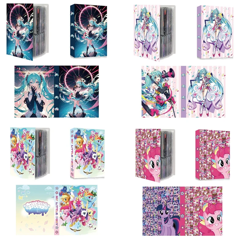 My Little Pony Virtual Idol Hatsune Miku 240 Pack  Cards Album Map Letter Folder Binder Notebook Game Collection Gift Toy Card