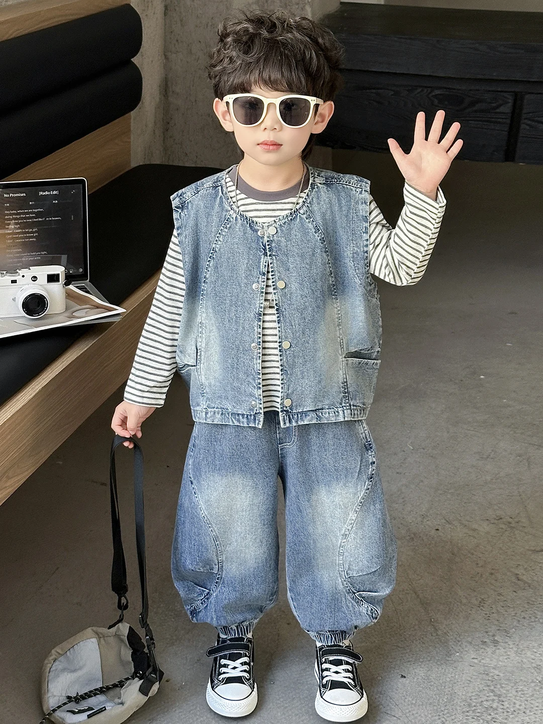spring-autumn-boys-jeans-vest-t-irt-children-baby-streetwear-tee-piece-set-casual-sle-comfortable-material-for-kids