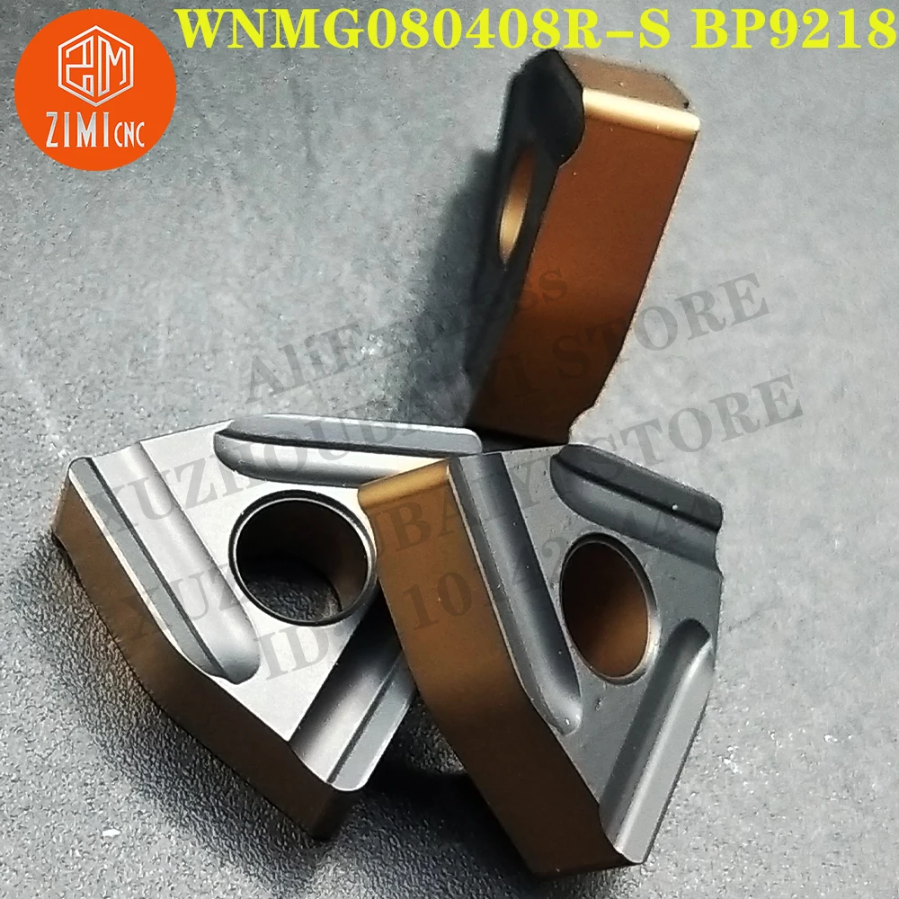 WNMG080408R-S BP9218 WNMG080408R-S Inserti in carburo Inserti per tornitura Utensili da taglio CNC tornio per metalli meccanico Lame per tornio da taglio