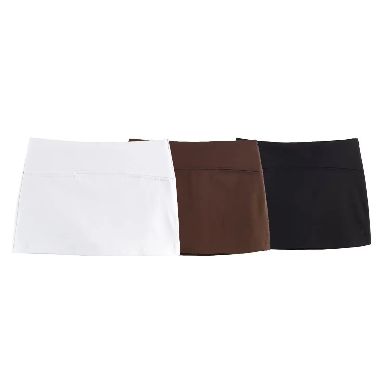 

Withered Temperament: Solid Color, High Waist, Slim Fit, Versatile Half Skirt, Short Skirt For Women Clothing Faldas Skirts