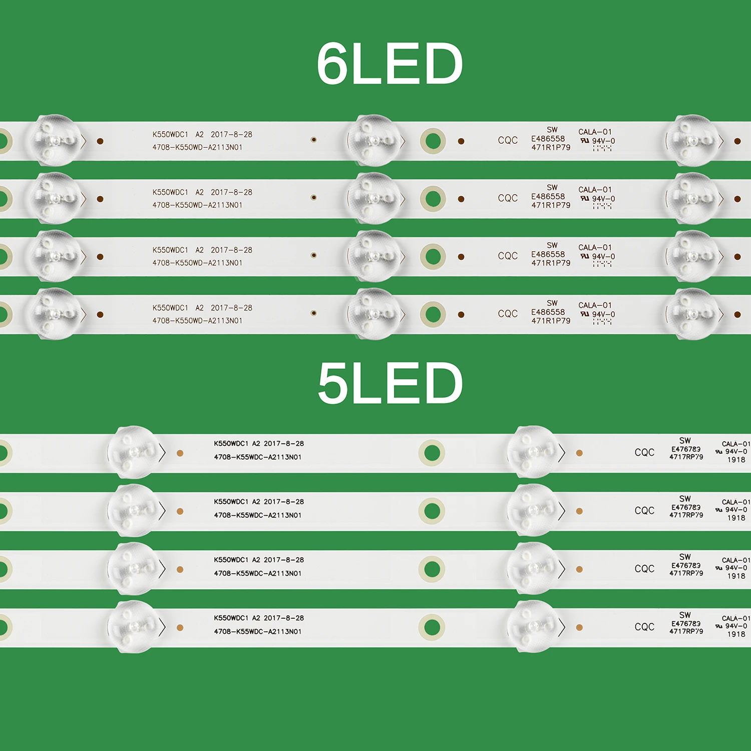 bande-de-retroeclairage-led-40-pieces-5-ensembles-pour-televiseur-philips-55-pouces-k550wdc1-a1-55puf6092-55huf6932-55puf6052-t3-55u5855ec-471r1p79