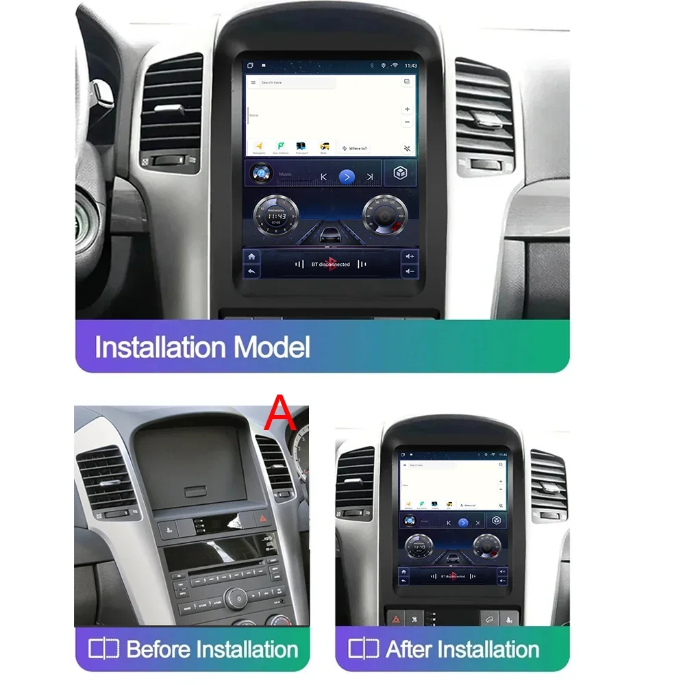 Car Radio Android for Chevrolet Captiva 2006-2011 Multimedia Carplay Player 2Din Car Stereo Autoradio Head Unit Navigation GPS