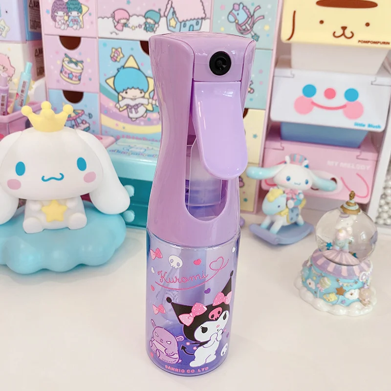 200ml Kawaii Sanrio Hello Kitty Spray Bottle Kuromi My Melody Cute Large Capacity High Pressure Continuous Hydration Sprayer